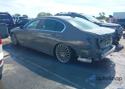 2020 BMW 740I xDrive from USA, damaged, VIN WBA7T4C04LGF97187